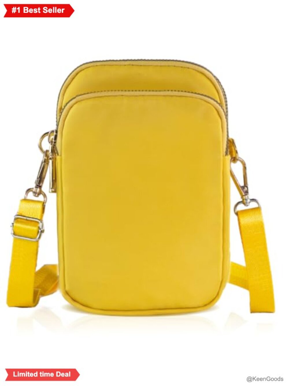 Small Crossbody Bag Nylon Mini Cell Phone Wallet Adjustable Strap
